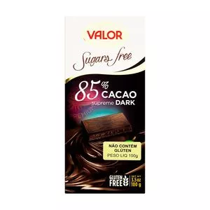 Barra De Chocolate Espanhol 85%<BR>- 100g<BR>- Valor