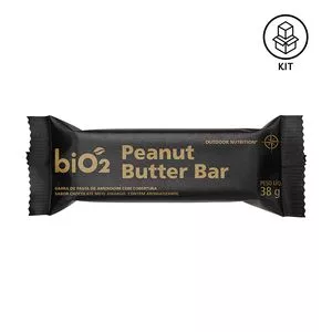 Barra Bio2 Peanut Butter<BR>- Pasta De Amendoim<BR>- 12 Unidades<BR>- Bio2organic