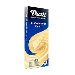 Chocolate Diatt<BR>- Branco<BR>- 25g<BR>- Diatt