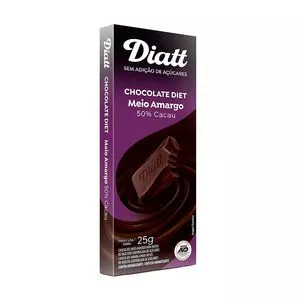 Chocolate Diatt<BR>- 50% Cacau<BR>- 25g<BR>- Diatt