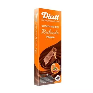 Chocolate Ao Leite Diatt<BR>- Paçoca<BR>- 25g<BR>- Diatt