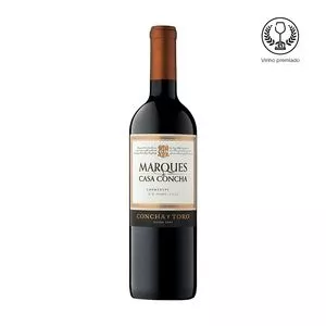 Vinho Marques De Casa Concha Tinto<BR>- Carménère<BR>- 2015<BR>- Chile, Valle Del Maipo, Puente Alto<BR>- 750ml<BR>- Concha Y Toro