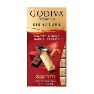 Godiva Signature Almond Dark<BR>- Chocolate Amargo<BR>- 90g<BR>- Godiva