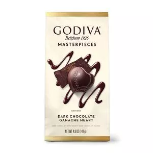 Bombons Godiva Masterpieces Heart<BR>- Chocolate Amargo<BR>- 141g<BR>- Godiva