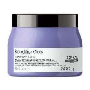 Máscara Blondifier Gloss Série Expert<BR>- 500g<BR>- L'Oréal Paris