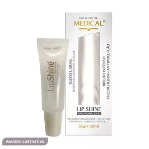 Estimulador De Volume Labial Medical Lip Shine Gloss<BR>- 15g<BR>- Biomarine