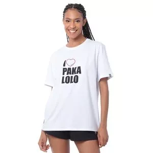 Camiseta Com Inscrições<BR>- Branca & Preta