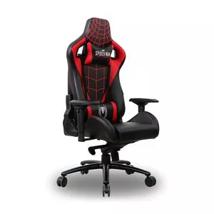 Cadeira Marvel Homem Aranha<BR>- Preta & Vermelha<BR>- 370x58x53,5cm<BR>- Max Print