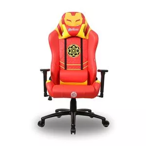 Cadeira Marvel Homem De Ferro<BR>- Vermelha & Amarela<BR>- 133x35x49,5cm<BR>- Max Print
