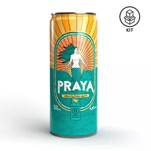 Cerveja Puro Malte Praya Lager<BR>- Brasil<BR>- 12 Unidades<BR>- Cerveja Praya