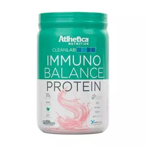 Cleanlab Immuno Balance Protein<BR>- Morango<BR>- 500g<BR>- Atlhetica Nutrition