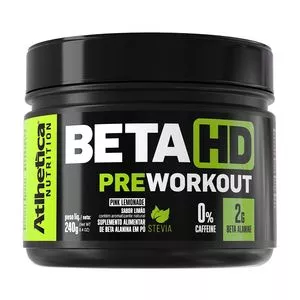Beta HD Pre Workout<BR>- Limão<BR>- 240g<BR>- Atlhetica Nutrition
