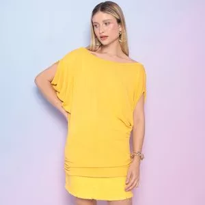 Blusa Lisa<BR>- Amarela