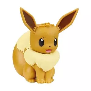 Pokémon® Eevee<BR>- Bege Escuro & Amarelo Claro<BR>- 15,6x11,4x8,8cm<BR>- Sunny Brinquedos