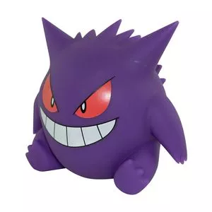 Pokémon® Gengar<BR>- Roxo & Vermelho<BR>- 15,6x11,4x8,8cm<BR>- Sunny Brinquedos