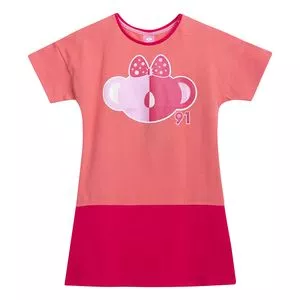 Vestido Infantil Lilica Ripilica®<BR>- Coral & Pink