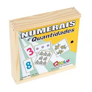Numerais & Quantidades<BR>- Amarelo & Verde<BR>- 30Pçs<BR>- Carlu