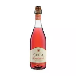 Vinho Cella Lambrusco Rosé<BR>- Lambrusco Di Sorbara & Lambrusco Salamino<BR>- Itália, Emília Romagna<BR>- 750ml<BR>- La Pastina