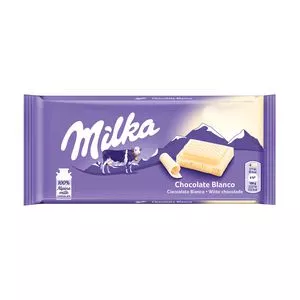Chocolate White<BR>- 100g<BR>- Milka