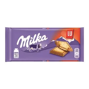 Biscoito Com Chocolate Milka & Lu<BR>- 87g<BR>- Milka