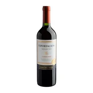 Vinho Exportacion Selecto Tinto<BR>- Carménère<BR>- 2020<BR>- Chile, Valle Central<BR>- 750ml<BR>- Concha Y Toro