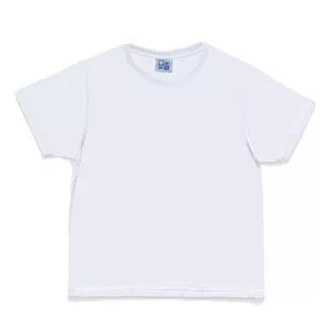 Camiseta Infantil Lisa<BR>- Branca<BR>- Duduka