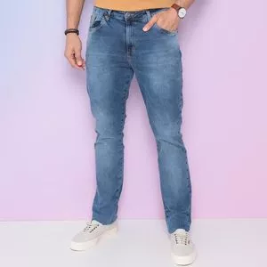 Calça Jeans Skinny<br /> - Azul