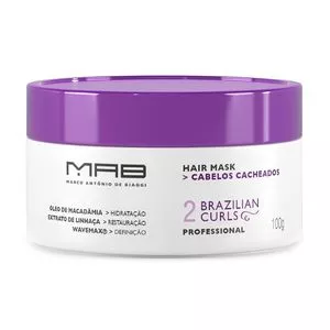 Máscara Capilar Brazilian Curls<BR>- 100g<BR>- MAB