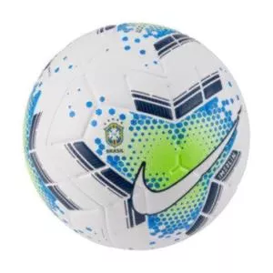 Bola De Futebol Nike Merlin<BR>- Branca & Verde<BR>- Ø64cm<BR>- Nike