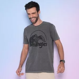 Camiseta Águia<BR>- Preta<BR>- Wrangler