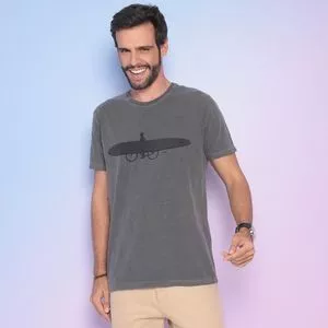 Camiseta Surf<BR>- Preta<BR>- Limits