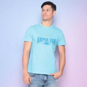 Camiseta Arpex Sun<BR>- Azul Turquesa & Azul