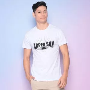 Camiseta Arpex Sun<BR>- Branca & Preta