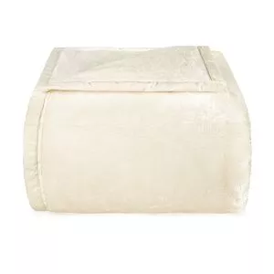 Cobertor Toque De Luxo Super King Size<BR>- Off White<BR>- 240x250cm<BR>- Europa