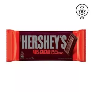 Kit De Chocolates<BR>- Meio Amargo<BR>- 16 Unidades<BR>- Hershey's