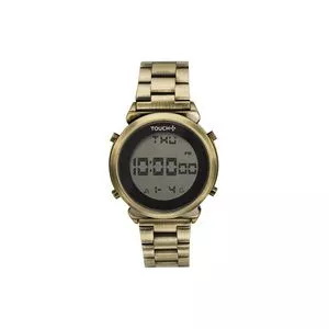 Relógio Digital TW016R4B-4D<BR>- Dourado & Preto<BR>- Touch