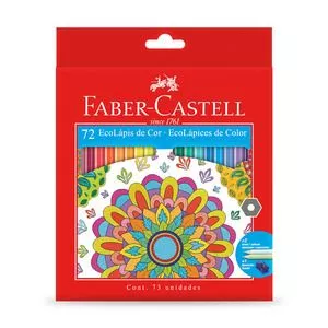 Caixa De Lápis Ecolápis<BR>- 72 Cores<BR>- Faber Castell