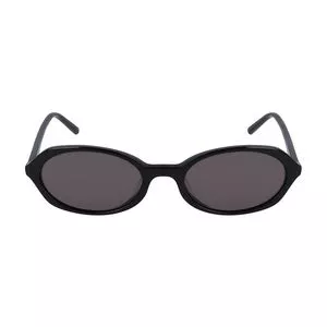 Óculos De Sol Arredondado<BR>- Preto<BR>- DKNY