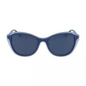 Óculos De Sol Arredondado<BR>- Azul Marinho<BR>- DKNY