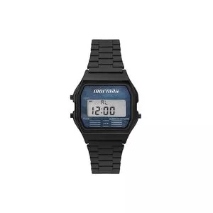 Relógio Digital MOJH02AY-4P<BR>- Preto & Azul Escuro<BR>- Mormaii