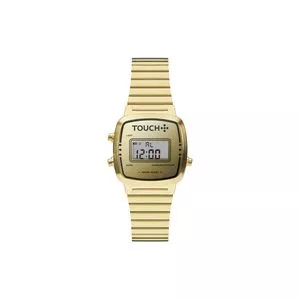 Relógio Digital TWJHS512BC-4D<BR>- Dourado & Preto<BR>- Touch