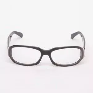 Armação Retangular Para Óculos De Grau<BR>- Preta & Cinza<BR>- Triton Eyewear