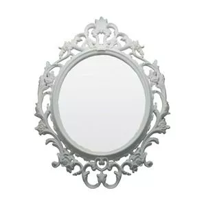 Espelho Versa<BR>- Branco<BR>- 82x57x3cm<BR>- Evolux