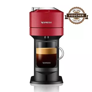 Máquina De Café Espresso Vertuo Line<BR>- Preta & Vermelha<BR>- 42,9x31,4x14,2cm<BR>- 1,1L<BR>- 127V<BR>- 1260W<BR>- Nespresso