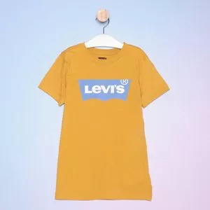 Camiseta Infantil Levi's<BR>- Amarelo Escuro & Azul Claro<BR>- Levi's
