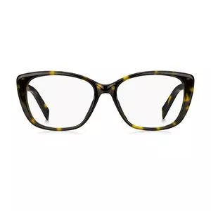 Armação Retangular Para Óculos De Grau<BR>- Preta & Amarela<BR>- Marc Jacobs