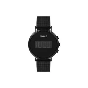 Relógio Digital TWDGAX-4P<BR>- Preto & Cinza<BR>- Touch