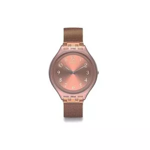 Relógio Analógico SVUP100M<BR>- Rosê Gold<BR>- Swatch