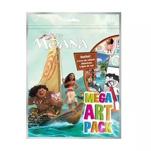 Mega Art Pack: Moana®<BR>- 3Pçs<BR>- Disney®<BR>- DCL