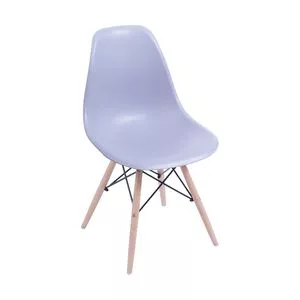 Cadeira Eames<BR>- Cinza & Madeira Clara<BR>- 80,5x46,5x42cm<BR>- Or Design